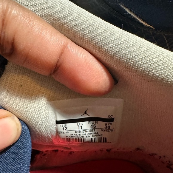 Air Jordan 1 Nouveau 'Navy Snakeskin' with cutout mesh swoosh! - Picture 6 of 8